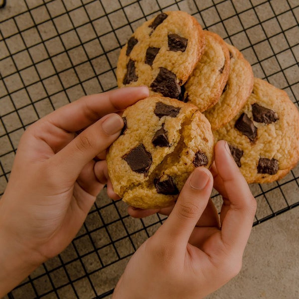 Soft Baked Chocolate Chunk Cookies.